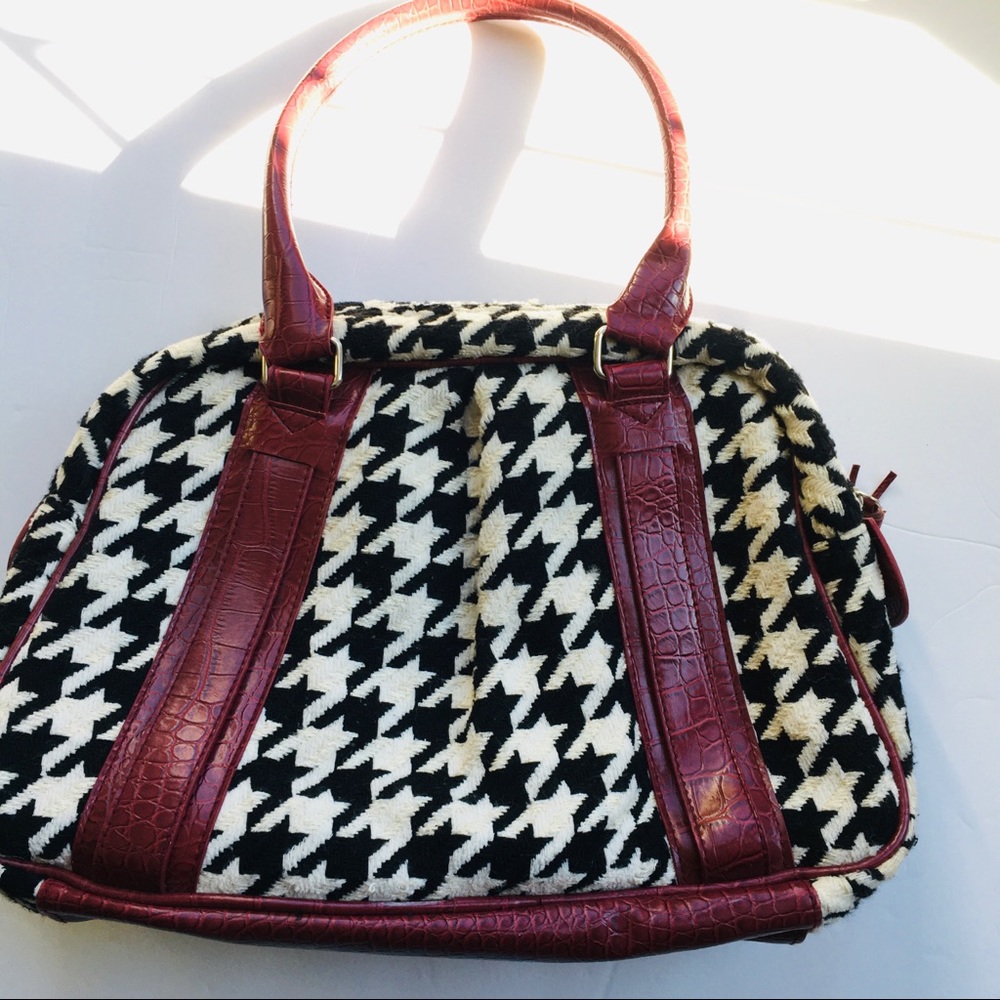 Vintage Houndstooth purse